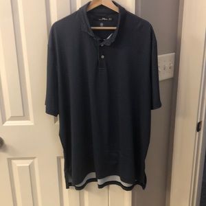 Ralph Lauren Men's XL blue polka dot polo